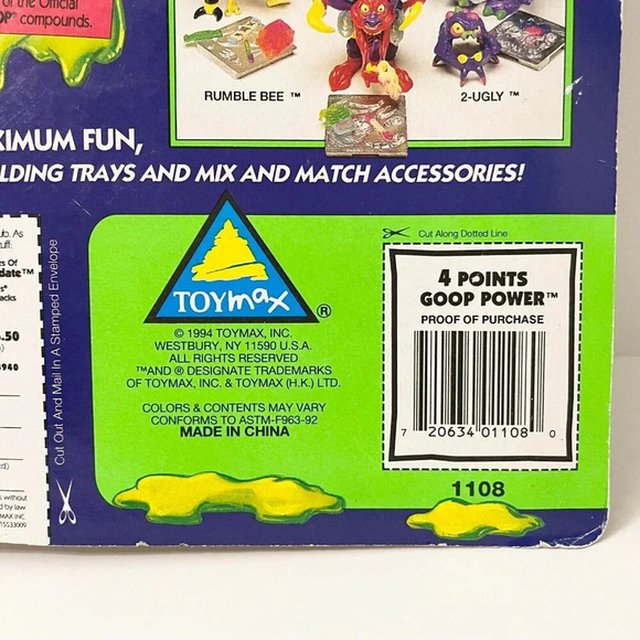 VTG 1994 Creepy Crawlers Professor  Guggengrime 5.5 Inch Action Figure Damaged - Picture 16 of 16